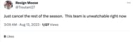 Comment from X